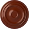 Ekena Millwork Giana Ceiling Medallion (Fits Canopies up to 7 7/8"), Hand-Painted Firebrick, 32 5/8"OD x 1 1/2"P CM32GIFIF - alternate 1